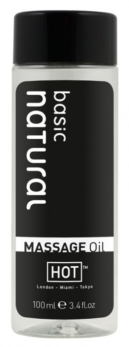 Массажное масло для тела Natural Basic - 100 мл. - HOT - купить с доставкой в Смоленске