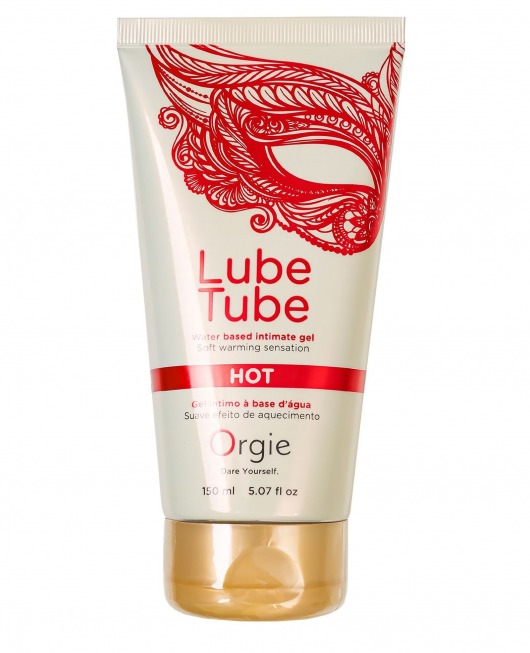 Интимный гель на водной основе Lube Tube Hot с разогревающим эффектом - 150 мл. - ORGIE - купить с доставкой в Смоленске