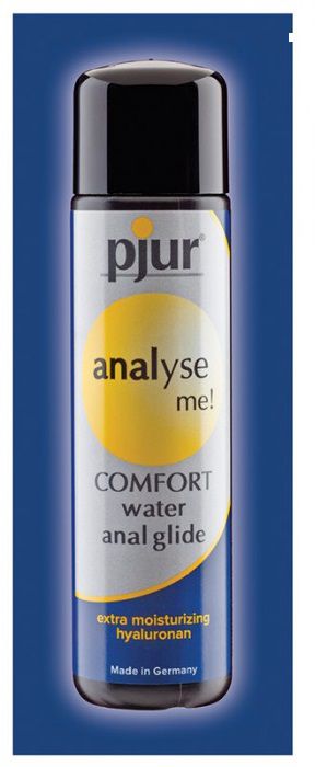 Анальный лубрикант pjur ANALYSE ME Comfort Water Anal Glide - 2 мл. - Pjur - купить с доставкой в Смоленске