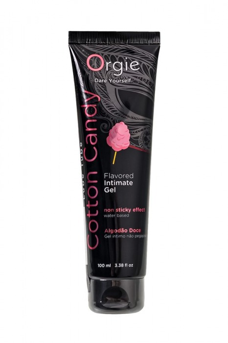 Интимный гель на водной осное Lube Tube Cotton Candy со вкусом сахарной ваты - 100 мл. - ORGIE - купить с доставкой в Смоленске