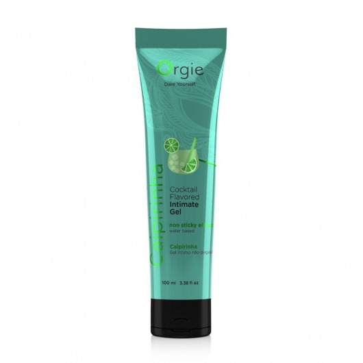 Съедобный интимный гель Orgie Lube Tube Cocktail Caipirinha - 100 мл. - ORGIE - купить с доставкой в Смоленске