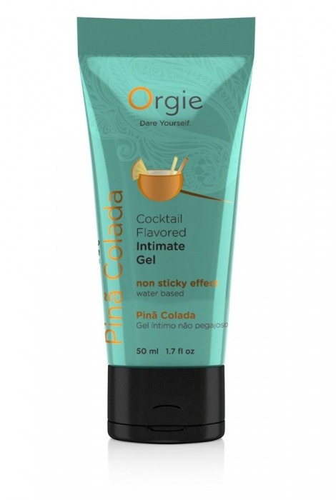 Съедобный интимный гель Orgie Lube Tube Cocktail Pina Colada - 50 мл. - ORGIE - купить с доставкой в Смоленске
