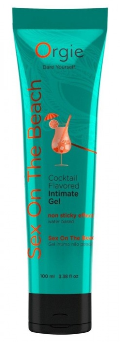 Съедобный интимный гель Orgie Lube Tube Cocktail Sex On The Beach - 100 мл. - ORGIE - купить с доставкой в Смоленске