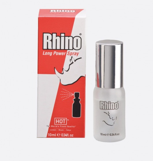 Пролонгирующий спрей для мужчин Rhino - 10 мл. - HOT - купить с доставкой в Смоленске