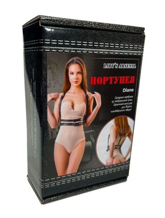 Изящная портупея из натуральной кожи Diane - БДСМ Арсенал - купить с доставкой в Смоленске