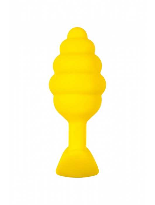 Желтая анальная втулка Vikki - 9 см. - Eromantica
