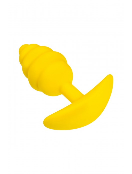 Желтая анальная втулка Vikki - 9 см. - Eromantica
