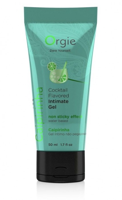 Съедобный интимный гель Orgie Lube Tube Cocktail Caipirinha - 50 мл. - ORGIE - купить с доставкой в Смоленске