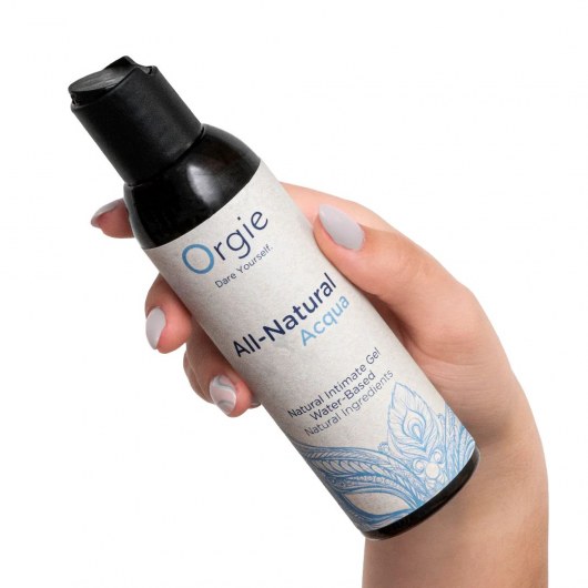 Интимный гель на водной основе Orgie All-Natural Acqua - 150 мл. - ORGIE - купить с доставкой в Смоленске