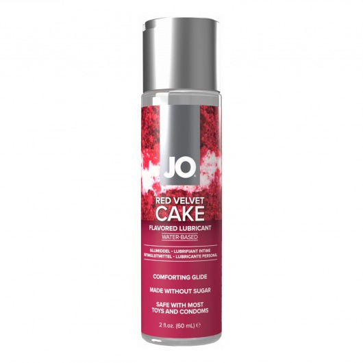 Лубрикант на водной основе JO H2O Red Velvet Cake Flavored Lubricant - 60 мл. - System JO - купить с доставкой в Смоленске