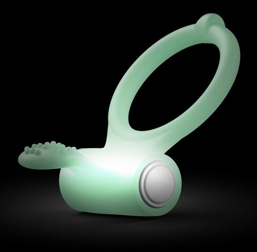 Светящееся в темноте эрекционное виброкольцо Power Clit - Dorcel - в Смоленске купить с доставкой