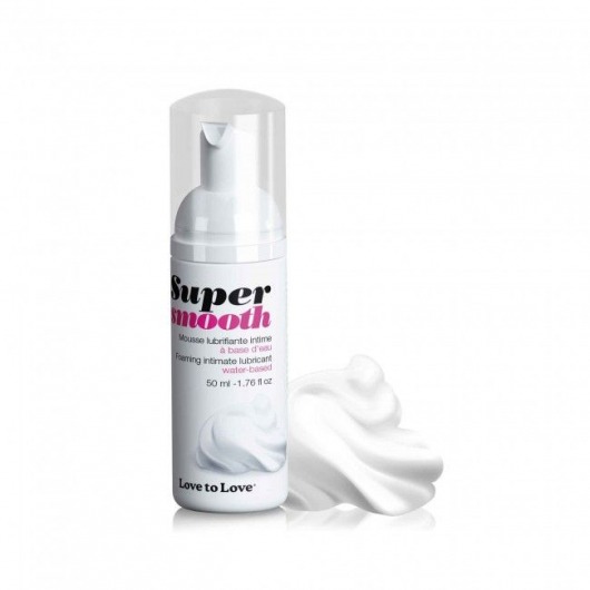 Лубрикант нежнейшая пенка Super Smooth Foaming Intime Lubricant - 50 мл. - Love to Love - купить с доставкой в Смоленске