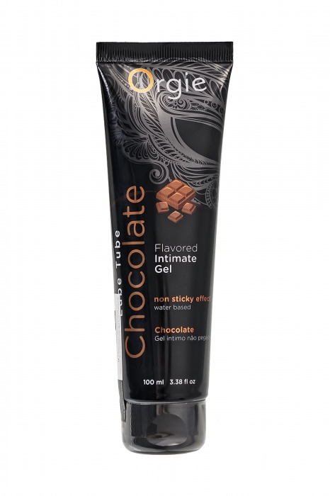 Интимный гель на водной основе Lube Tube Chocolate с шоколадным вкусом - 100 мл. - ORGIE - купить с доставкой в Смоленске