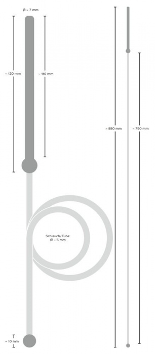 Уретральный катетер Piss To Mouth Dilator - Orion - купить с доставкой в Смоленске