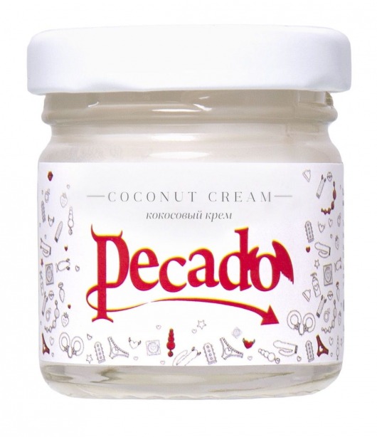 Массажная свеча Сoconut Cream - 35 мл. - Pecado - купить с доставкой в Смоленске