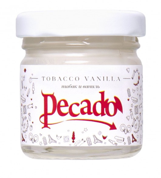 Массажная свеча Tobacco Vanilla - 35 мл. - Pecado - купить с доставкой в Смоленске