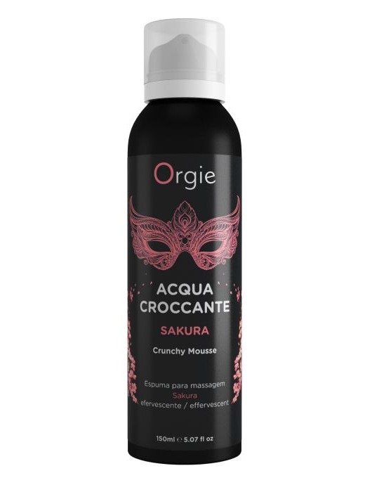 Хрустящая пенка для массажа Orgie Acqua Croccante Sakura с ароматом сакуры - 150 мл. - ORGIE - купить с доставкой в Смоленске