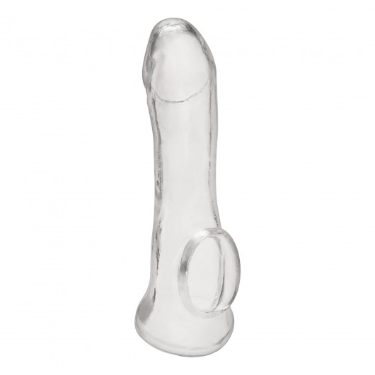 Прозрачная насадка на пенис Transparent Penis Enhancing Sleeve Extension - 15,9 см. - BlueLine - в Смоленске купить с доставкой