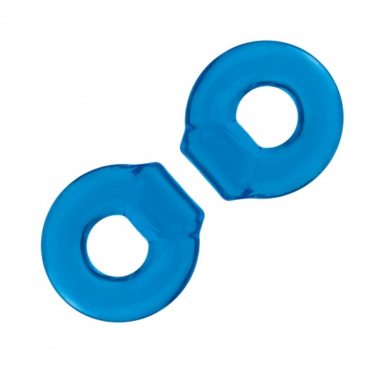Комплект из двух колец для пениса 2-Pack Ultra-Stretch Stamina Endurance Ring - BlueLine - в Смоленске купить с доставкой