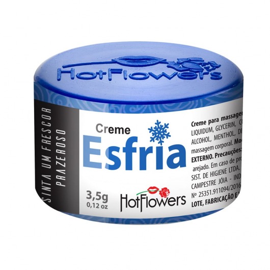 Возбуждающий крем Esfria с охлаждающим эффектом - 3,5 гр. - HotFlowers - купить с доставкой в Смоленске