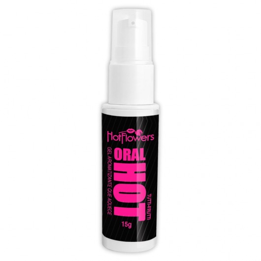 Гель для оральных ласк Oral Hot с согревающим эффектом - 15 гр. - HotFlowers - купить с доставкой в Смоленске