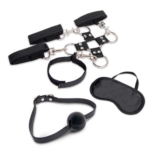 Набор для фиксации из 7 предметов Hogtie   Ball Gag Kit - Lux Fetish - купить с доставкой в Смоленске
