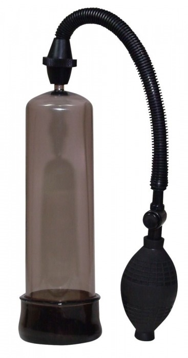 Вакуумная помпа черного цвета - 20 см. - Orion - в Смоленске купить с доставкой