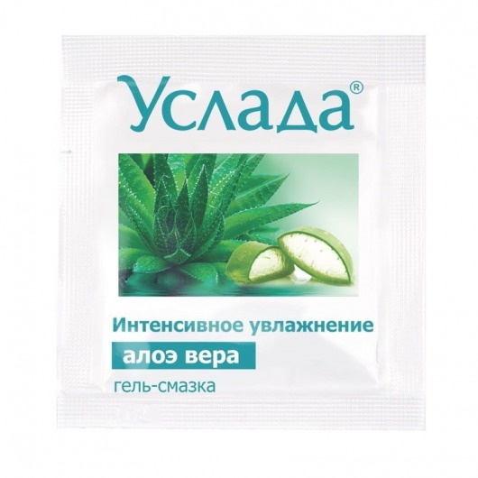 Гель-смазка «Услада с алоэ» - 3 гр. - Биоритм - купить с доставкой в Смоленске