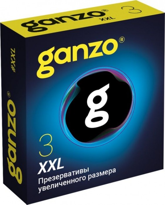 Презервативы увеличенного размера Ganzo XXL - 3 шт. - Ganzo - купить с доставкой в Смоленске