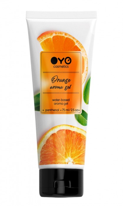 Лубрикант на водной основе OYO Aroma Gel Orange с ароматом апельсина - 75 мл. - OYO - купить с доставкой в Смоленске