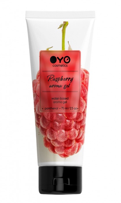 Лубрикант на водной основе OYO Aroma Gel Raspberry с ароматом малины - 75 мл. - OYO - купить с доставкой в Смоленске
