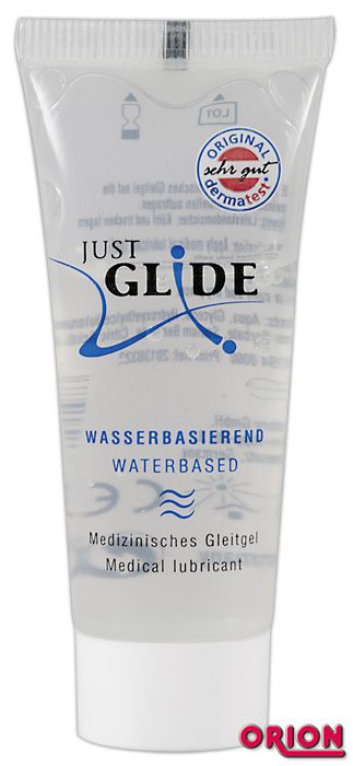 Вагинальная смазка на водной основе JUSTGLIDE - 20 мл. - Orion - купить с доставкой в Смоленске