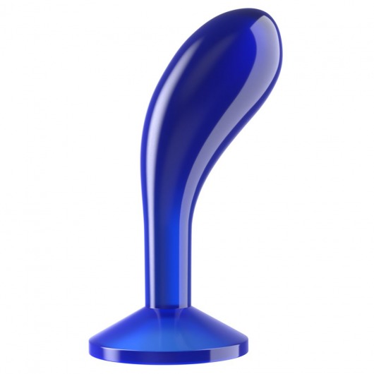 Синяя анальная втулка Flawless Clear Prostate Plug 6.0 - 15 см. - Lovetoy - в Смоленске купить с доставкой