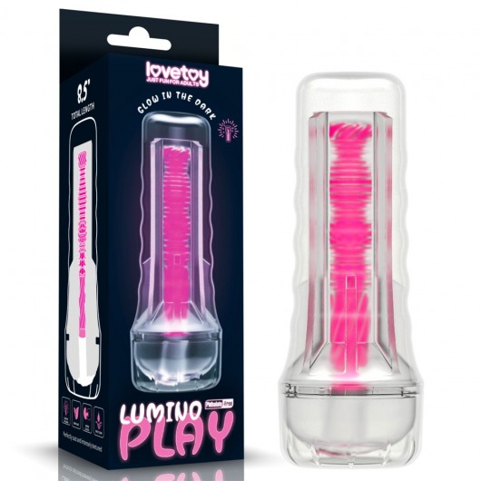 Светящийся в темноте мастурбатор 8.5 Lumino Play Masturbator - Lovetoy - в Смоленске купить с доставкой
