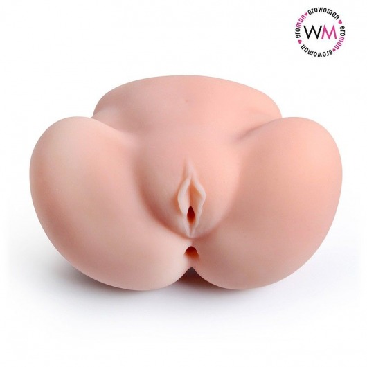 Реалистичный мастурбатор с двумя функциональными отверстиями - Erowoman-Eroman - в Смоленске купить с доставкой