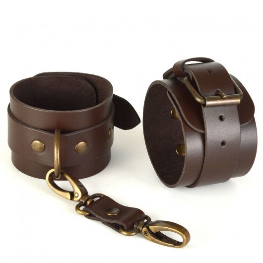 Коричневые наручники IDEAL - Sitabella - купить с доставкой в Смоленске