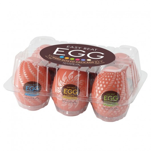 Набор из 6 мастурбаторов-яиц Tenga Egg Variety Pack V - Tenga - в Смоленске купить с доставкой