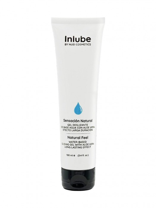Интимный лубрикант с алоэ вера Inlube Natural Feel - 100 мл. - Nuei cosmetics - купить с доставкой в Смоленске
