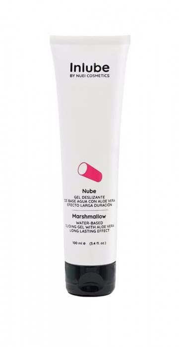 Лубрикант на водной основе Nuei Inlube с алоэ вера и ароматом маршмеллоу -100 мл. - Nuei cosmetics - купить с доставкой в Смоленске