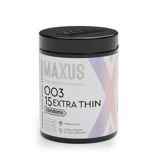 Экстремально тонкие презервативы MAXUS 003 Extra Thin - 15 шт. - Maxus - купить с доставкой в Смоленске
