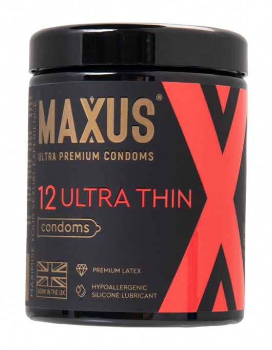 Ультратонкие презервативы MAXUS Ultra Thin - 12 шт. - Maxus - купить с доставкой в Смоленске