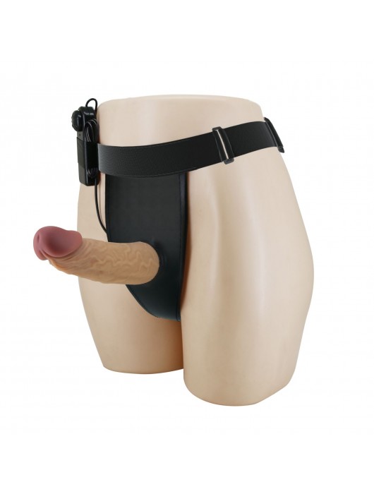 Полый вибрострапон на регулируемых трусиках Draven - 17,5 см. - Baile - купить с доставкой в Смоленске