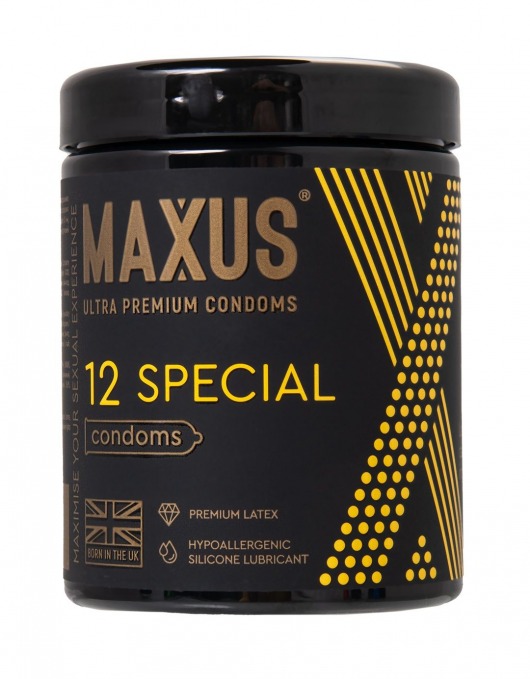 Презервативы с точками и рёбрами MAXUS Special - 12 шт. - Maxus - купить с доставкой в Смоленске