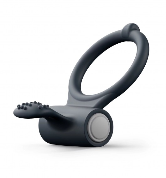 Черное эрекционное кольцо Power Clit - Dorcel - в Смоленске купить с доставкой