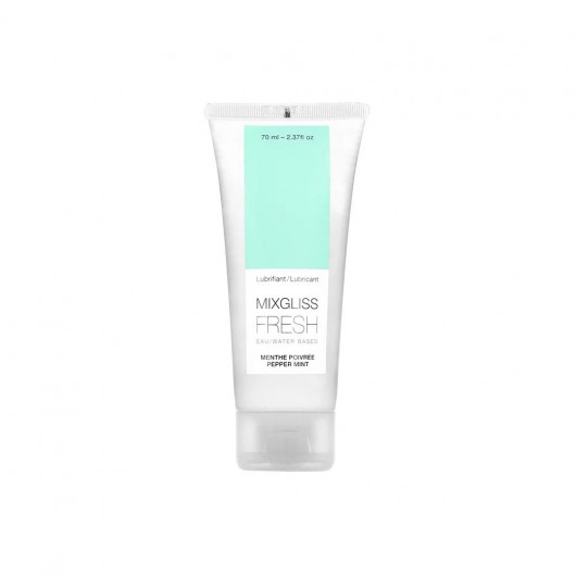 Лубрикант с охлаждающим эффектом Mixgliss Fresh Pepper Mint - 70 мл. - Strap-on-me - купить с доставкой в Смоленске