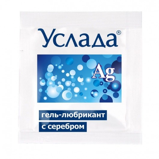 Гель-лубрикант «Услада с серебром» - 3 гр. - Биоритм - купить с доставкой в Смоленске