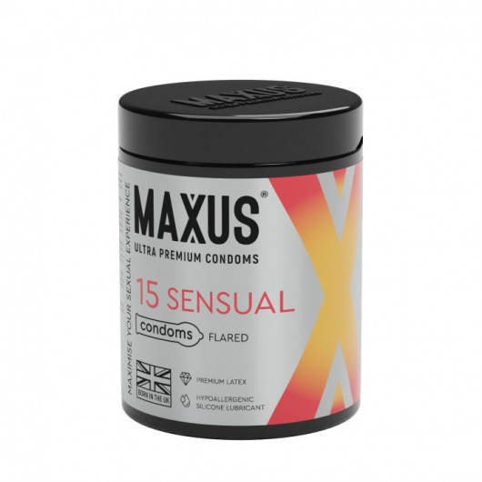 Анатомические презервативы MAXUS Sensual - 15 шт. - Maxus - купить с доставкой в Смоленске