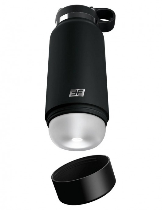 Черный мастурбатор в виде бутылки Fap Flask - Pipedream - в Смоленске купить с доставкой