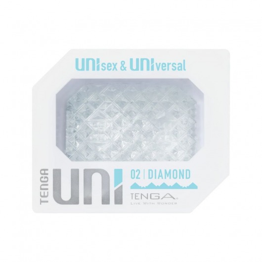 Прозрачный мастурбатор-стимулятор Tenga Uni Diamond - Tenga - в Смоленске купить с доставкой