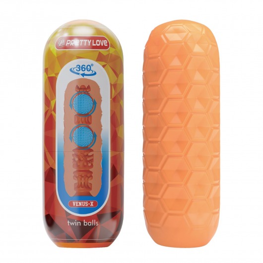 Оранжевый мастурбатор Venus-X - Baile - в Смоленске купить с доставкой